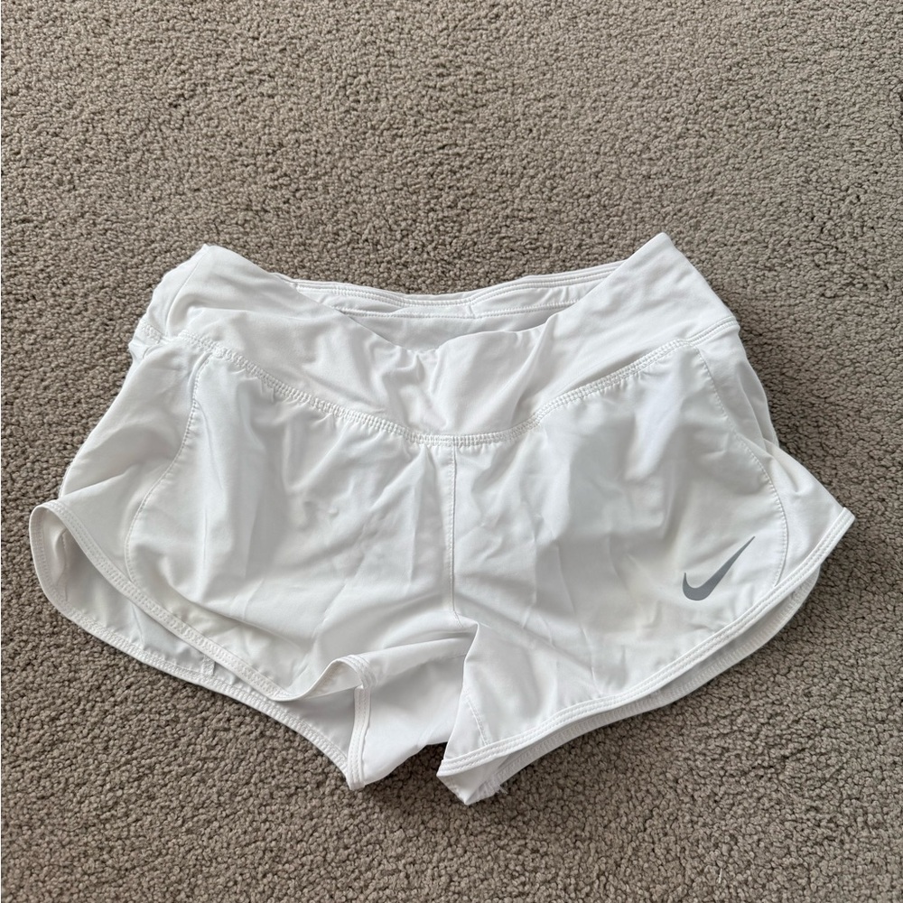 Nike Women's White Athletic Shorts